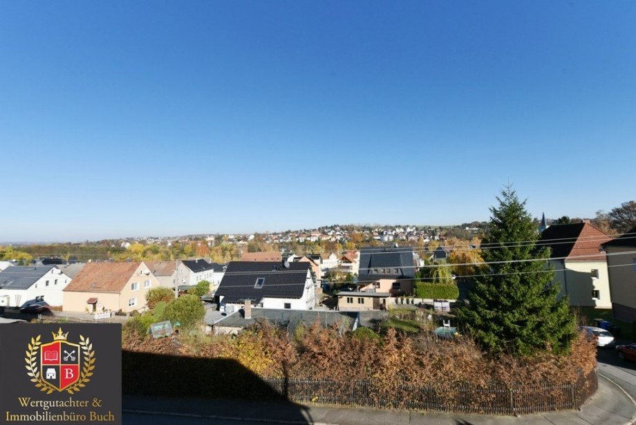 Ausblick aus dem Dachgeschoss Mehrfamilienhaus Wilkau-Ha�lau