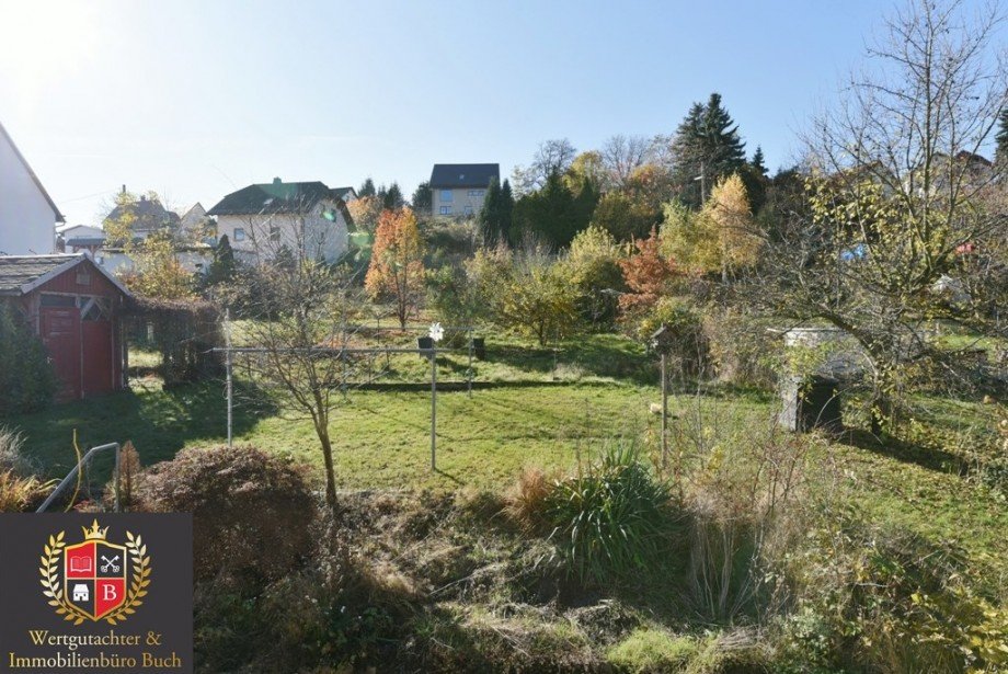 Blick aus der K�che Richtung Garten Mehrfamilienhaus Wilkau-Ha�lau