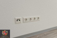 Ausreichend Steckdosen sind vorhanden Sch�n renovierte, helle und bezugsfertige 1,5 ZimmerWohnung, in Silberstra�e