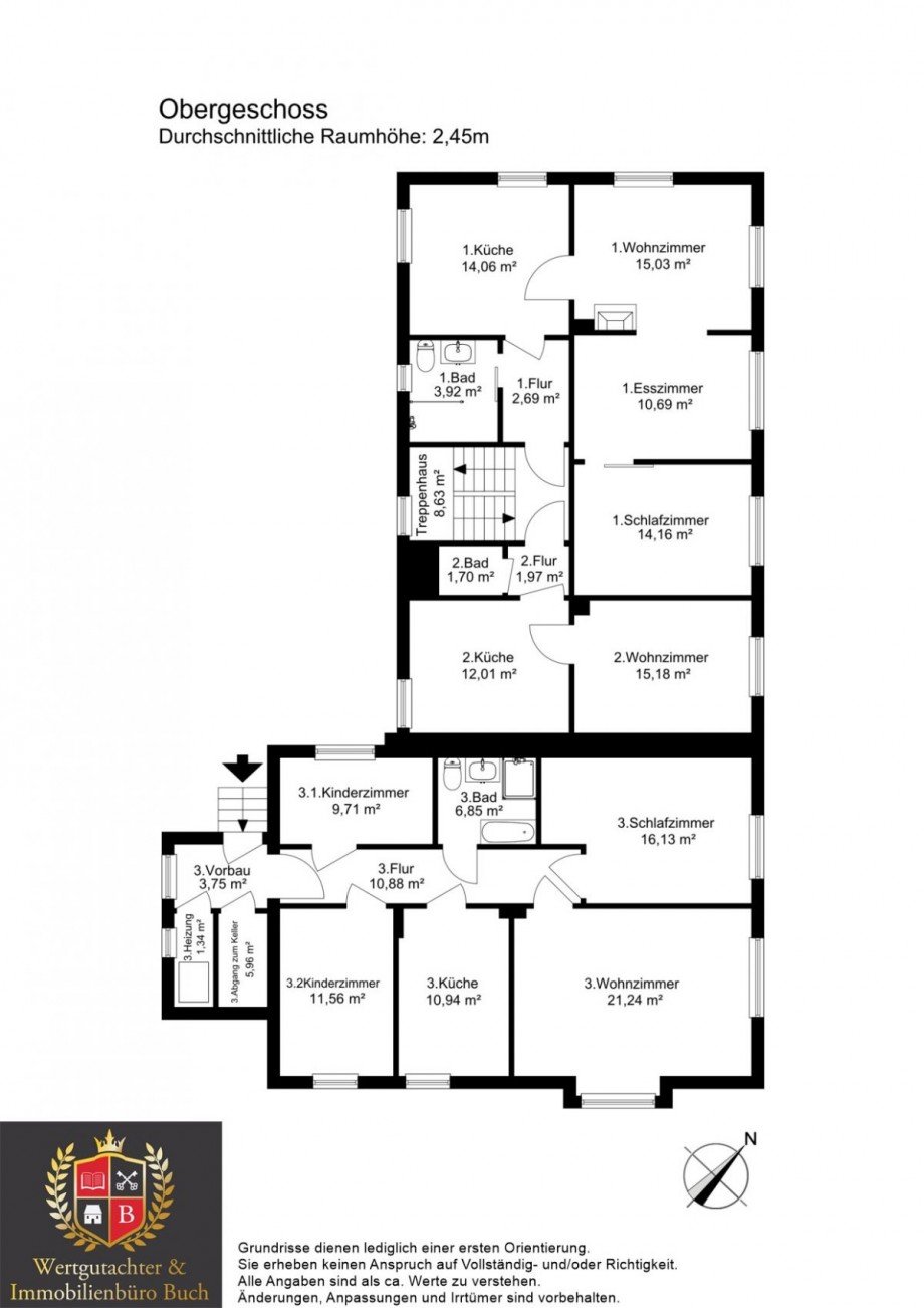 Obergeschoss in 2D Mehrfamilienhaus Wilkau-Ha�lau